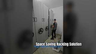 Hand-Cranked Mobile Racking System